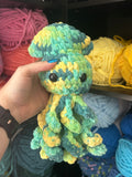 Baby Squid Crochet Plushie - Spring