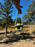 Penguin on a Swing Crochet Plushie