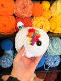 Cat Crochet Plushie - Crayon Box and White