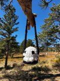 Ghost on a Swing Crochet Plushie