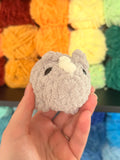 Rhino Critterling Crochet Plushie
