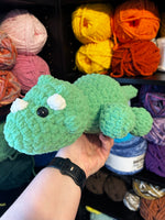Tranquil Triceratops Crochet Plushie