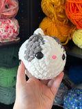 Cat Crochet Plushie - Grey and White