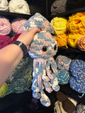 Squid Crochet Plushie - Subtle Trans Flag