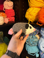 Baby Possum Crochet Plushie