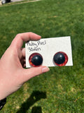 30 mm Resin Sinker Eye - Ruby Red