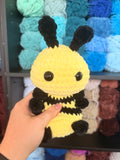Bee Weighted Crochet Plushie
