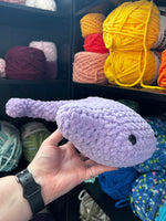 Stingray Crochet Plushie - Purple