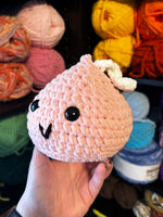 Chocolate Kiss Crochet Plushie - Pink