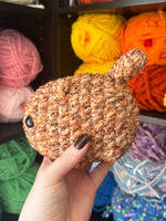 Cat Crochet Plushie - Sandy Tweed