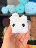White Cat Critterling Crochet Plushie