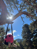 Flamingo on a Swing Crochet Plushie