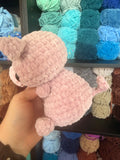 Pig Weighted Crochet Plushie
