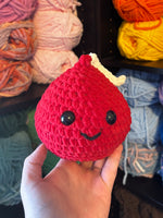 Chocolate Kiss Crochet Plushie - Red