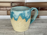 13 oz Cloudy Sky Mountain Ceramic Mug