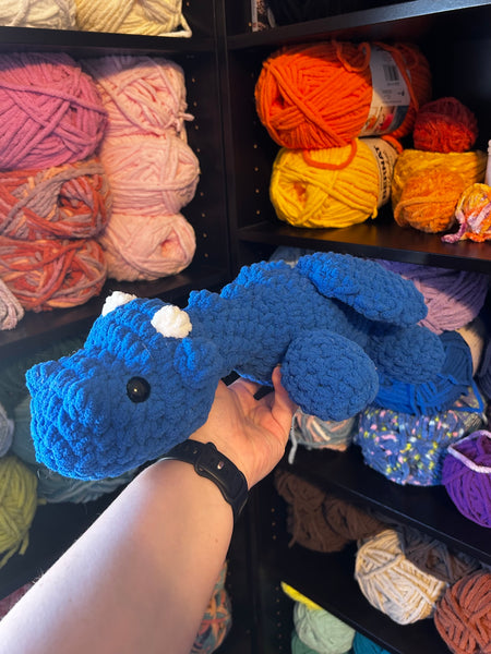 Dragon Crochet Plushie - Blue