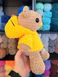 Chick Hoodie Bear Crochet Plushie