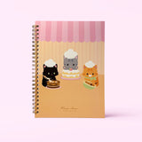 Recipe Bakery Cats Spiral Notebook