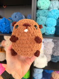 Pudgey Beaver Crochet Plushie