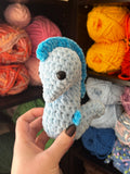 Seahorse Crochet Plushie - Light Blue
