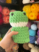 Friendly Frog Crochet Plushie