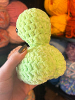 Booty Turtle Crochet Plushie - Key Lime & Acorn