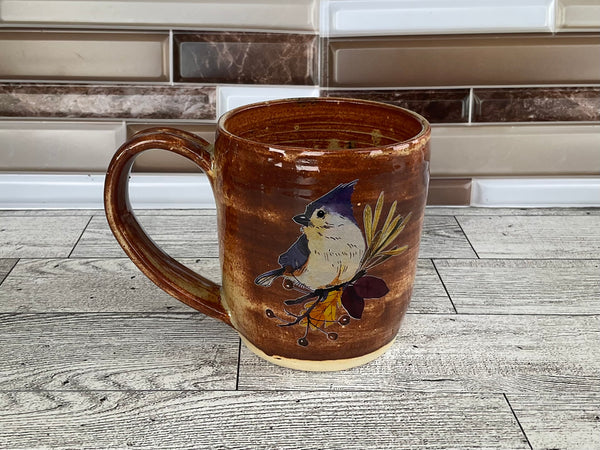 10 oz Maycoshino Tufted Titmouse Ceramic Mug