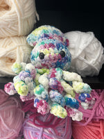Baby Squid Crochet Plushie - Groovy Glow