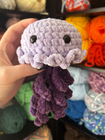Jellyfish Crochet Plushie - Light Purple