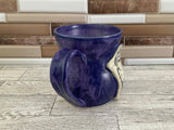 19 oz Purple Crystal Sitting Cat Ceramic Mug