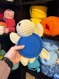 Turtle Crochet Plushie - Blue