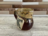 12 oz Cordovan Flux Tuxedo Cat Ceramic Mug