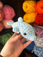 Dolphin Crochet Plushie - Light Blue