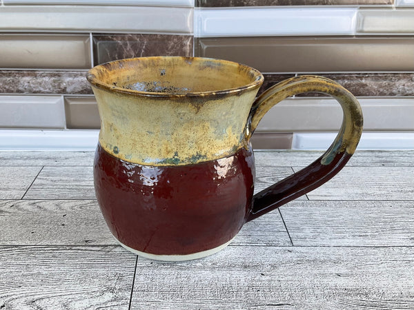 14 oz Light Flux over Cordovan Ceramic Mug