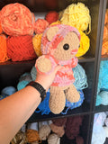 Hoodie Bear Crochet Plushie - Dried Flowers Hoodie