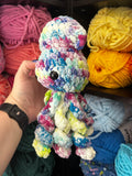 Baby Squid Crochet Plushie - Groovy Glow