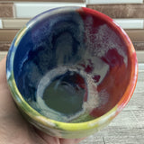 13 oz Rainbow Ceramic Cup