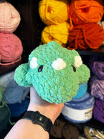 Tranquil Triceratops Crochet Plushie