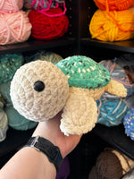 Turtle Crochet Plushie - Dino Dot