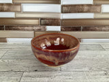 13 oz Red Flux Ceramic Bowl