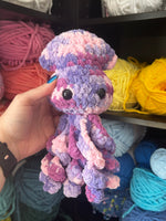 Baby Squid Crochet Plushie - Tulip