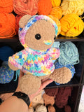 Hoodie Bear Crochet Plushie - In Harmony Hoodie