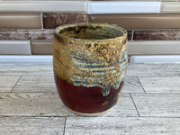 14 oz Cordovan over Light Flux Ceramic Mug