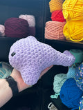 Stingray Crochet Plushie - Purple