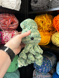 Baby Squid Crochet Plushie - Fresh Green