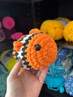 Clownfish Crochet Plushie - Small