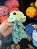 Jellyfish Crochet Plushie - Light Teal