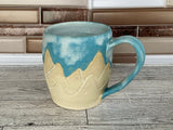 13 oz Cloudy Sky Mountain Ceramic Mug