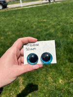 30 mm Resin Sinker Eye - Turquoise