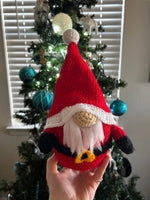 Santa Clause Crochet Gnome